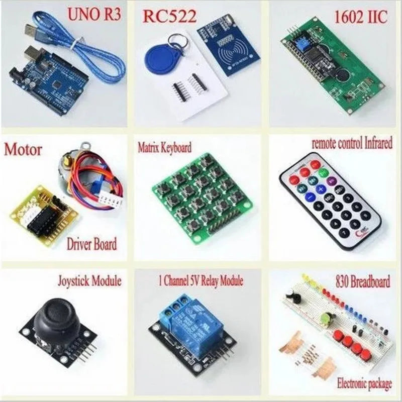 Learning Suite Box for Arduino Uno R3 Upgraded RFID Starter Development
