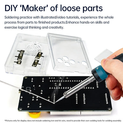 DIY Pixel Game Console 51 Single-Chip Soldering Machine Puzzle Electronic