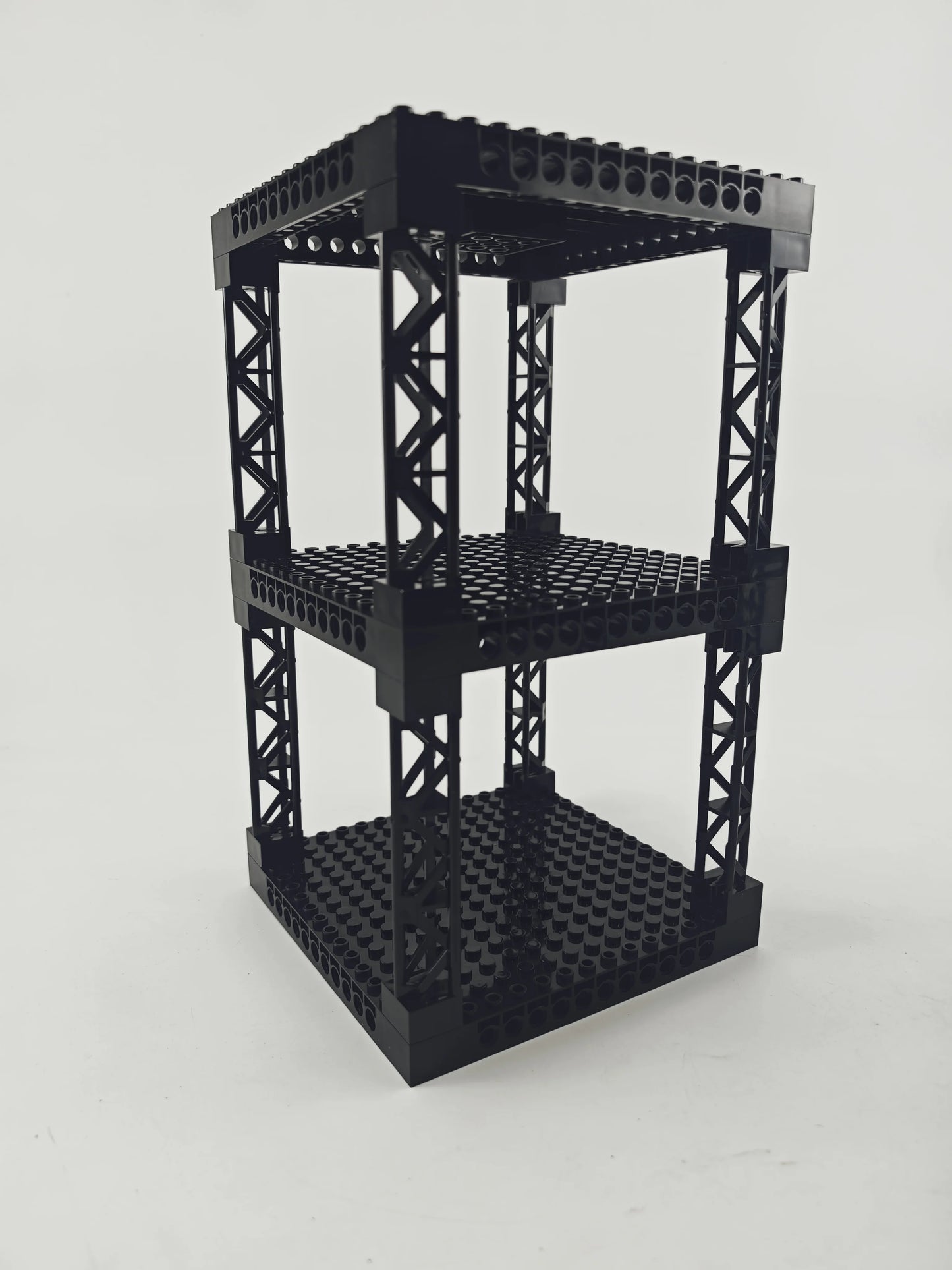 Multi-layer Desktop Storage Rack 16x16 Stackable Building Blocks