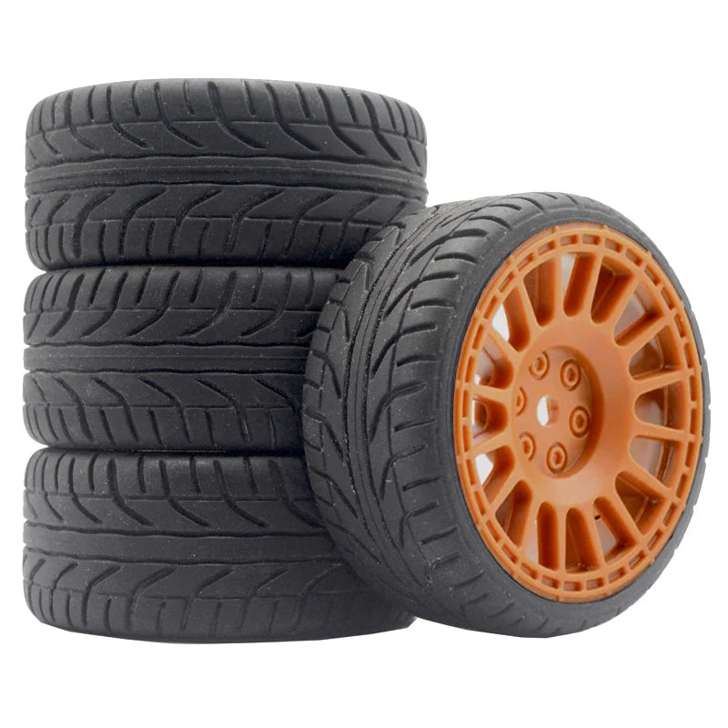 12mm Hex RC Wheels for 1/10 Rally Racing Car HSP HPI Tamiya Traxxas