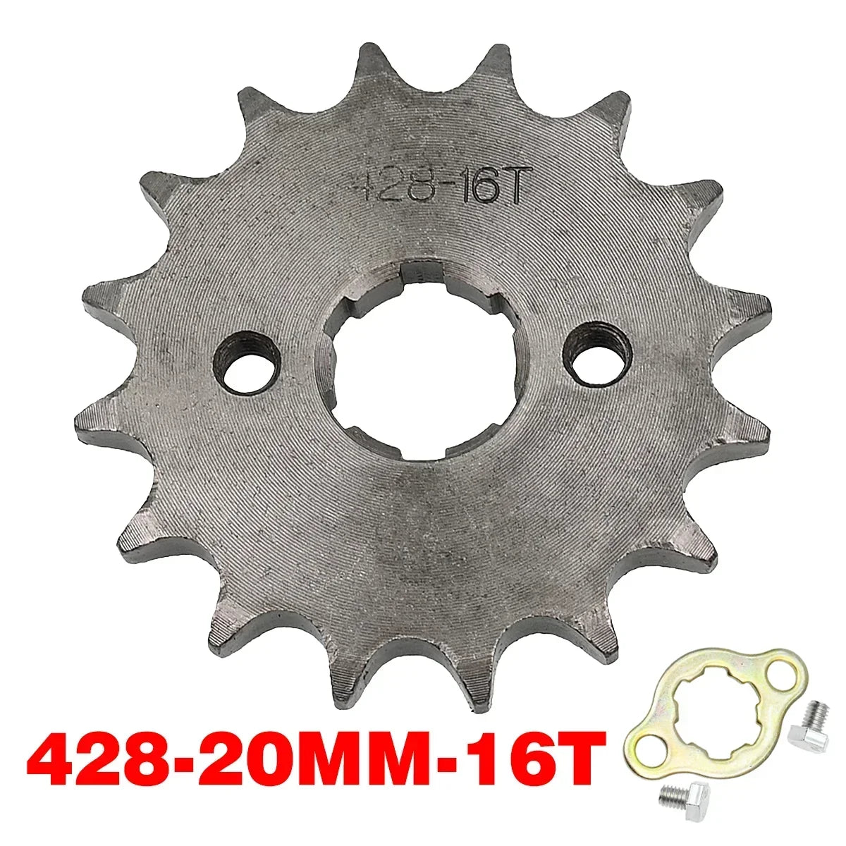 Chain 428# 17mm 20MM 10t 11T 12t 13T 14T 15t 16t 17T 18t 19T Motorcycle Sprocket