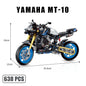 Technical Motorcycle Building Blocks Harley-Style Motorbike Racer Model Toy Gift