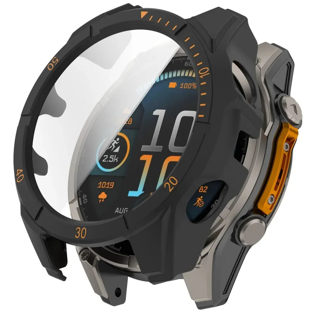 Screen Protector for Garmin Fenix 8 43mm 51mm 47mm Tempered Glass Case