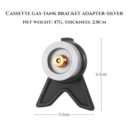 Camping Stove Adapter Butane Gas Connector Tank Valve Converter for Canisters