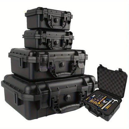 1pc Waterproof Hard Carry Case Bag Tool Case With Pre-cut Sponge Storage Box Safety Protector Organizer Hardware Toolbox-EXPROTAS
