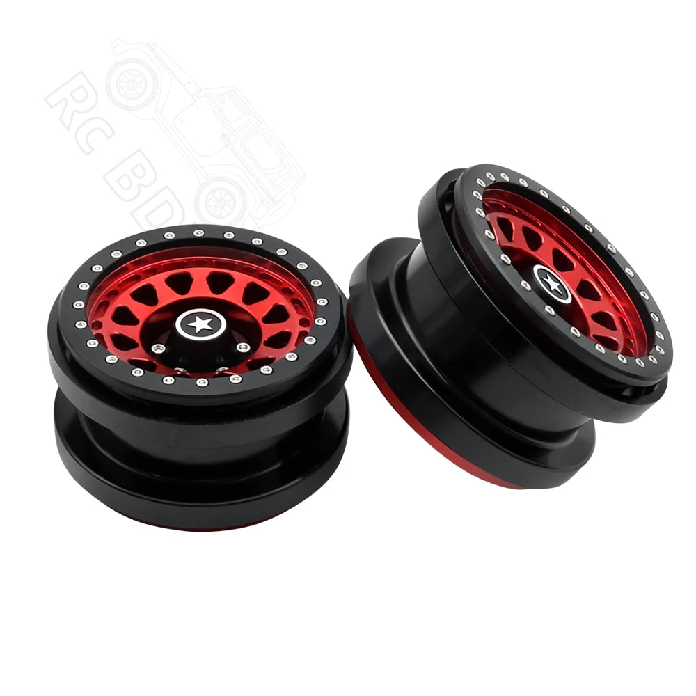 1/6 RC Crawler CNC Aluminum 2.9" Beadlock Wheel for Axial SCX6 - EXPROTAS