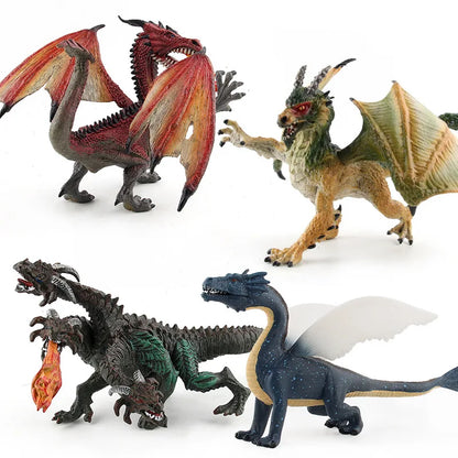 Realistic Western Mythology Dragon Action Figure for Kids Gift Toy
