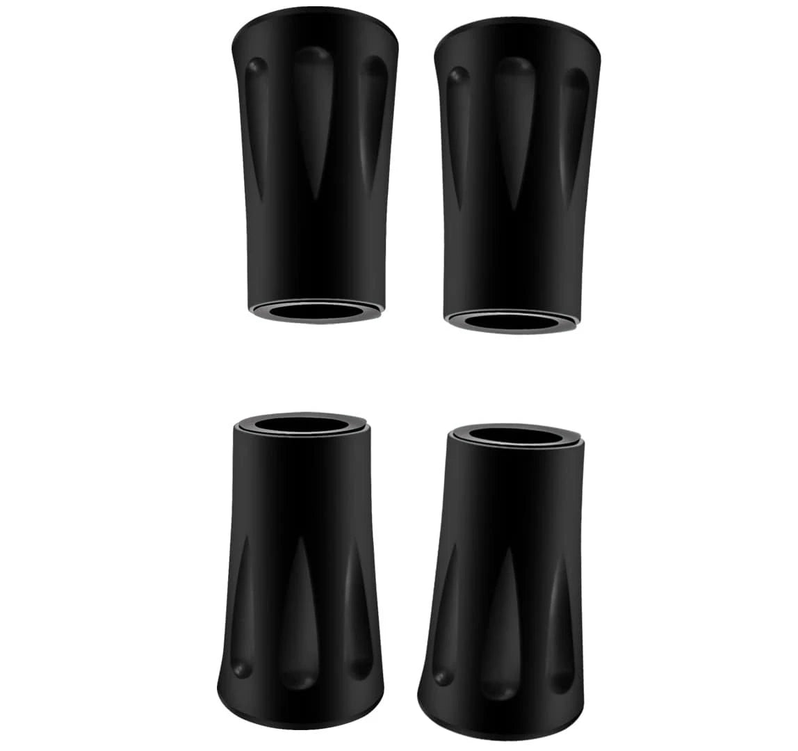 Rubber Tips Protector for Trekking Poles Walking Sticks - 8 Pcs