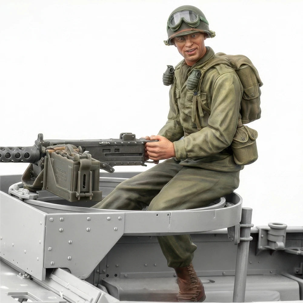 1/16 Resin Model Figure U.S. Army Soldier Unassembled Military GK
