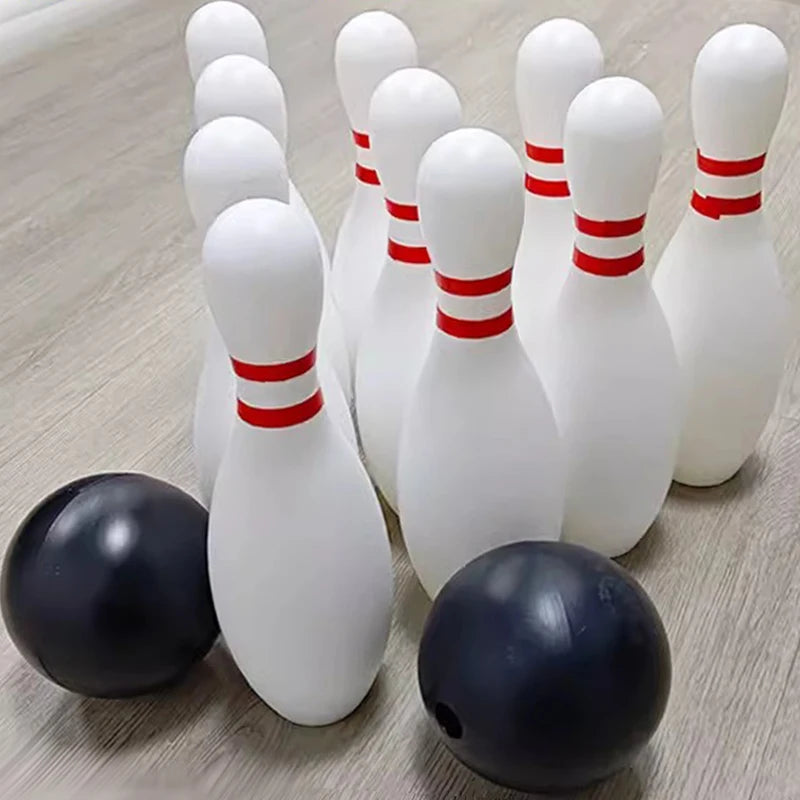 Bowling Games Outdoor Plastic 2Ball 10Pins Indoor Sports Fun