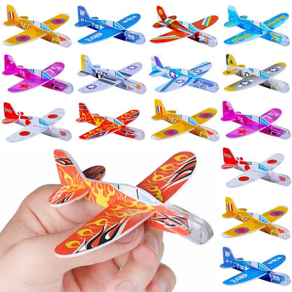 50Pcs Foam Gliders Toys Outdoor Paper Planes for Kids Party Favors