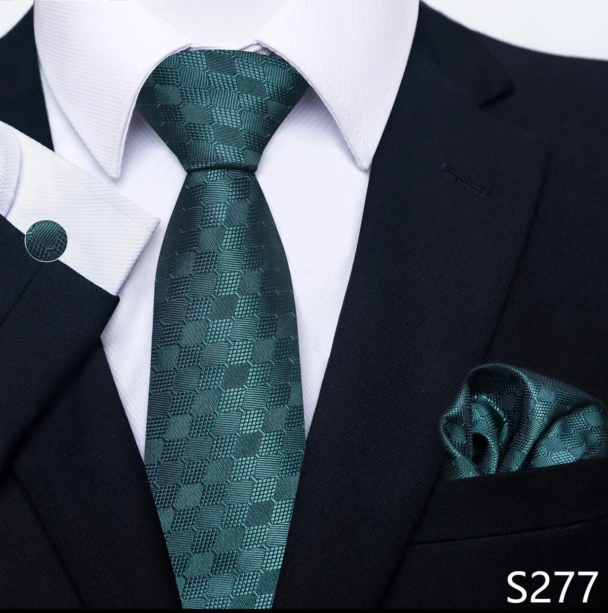 EXPROTAS Tie Pocket Square 8cm Wedding Formal Men’s Accessories