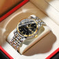 Poedagar Luxury Men's Watch Waterproof Quartz Luminous Date Stainless Steel