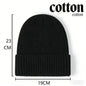 Winter Wool Knitted Beanie Hat Men Women Warm Cap Unisex Skull Cap