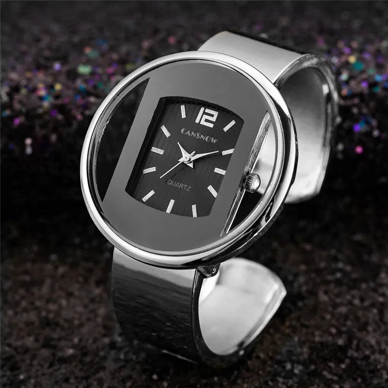 UTHAI W26 Women’s Fashion Steel Band Luxury Bracelet Quartz Watch Korean Style Gift