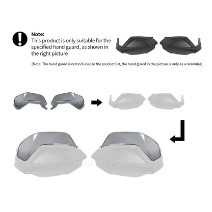 Handguard Wind Deflector Extensions for Triumph Tiger 1200 GT Rally Pro 2022-2025