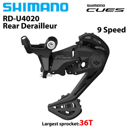 Shimano CUES U4000 9-Speed Shifter SL-U4000-9R + Rear Derailleur RD-U4000 Options