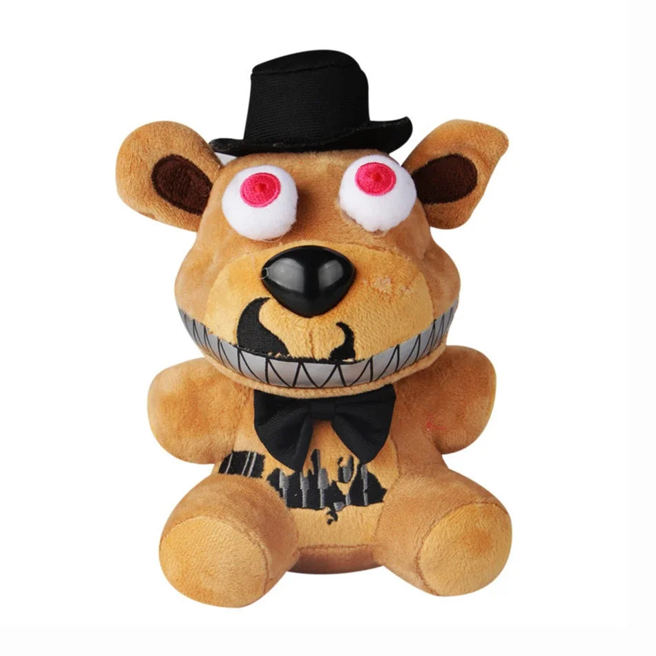 18CM FNAF Freddy Plush Toy Soft Stuffed Bear Game for Kids