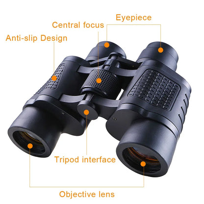 90x90 HD Binoculars BAK4 Prism Optical Glass Lens Hunting Hiking Travel