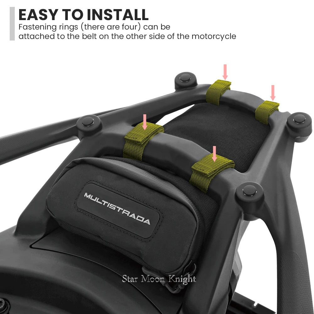 Luggage Rack Under Bag For Ducati Multistrada V4 S V4S V4 Pikes Peak Rally Maintain Tool Waterproof Bags Motorcycle Accessorie-EXPROTAS