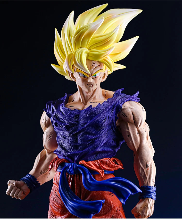 43cm Dragon Ball Z Son Goku Figure GK Super Saiyan Son Goku Action Figure PVC Vegeta Collection Statue Model Figurine Toys-EXPROTAS