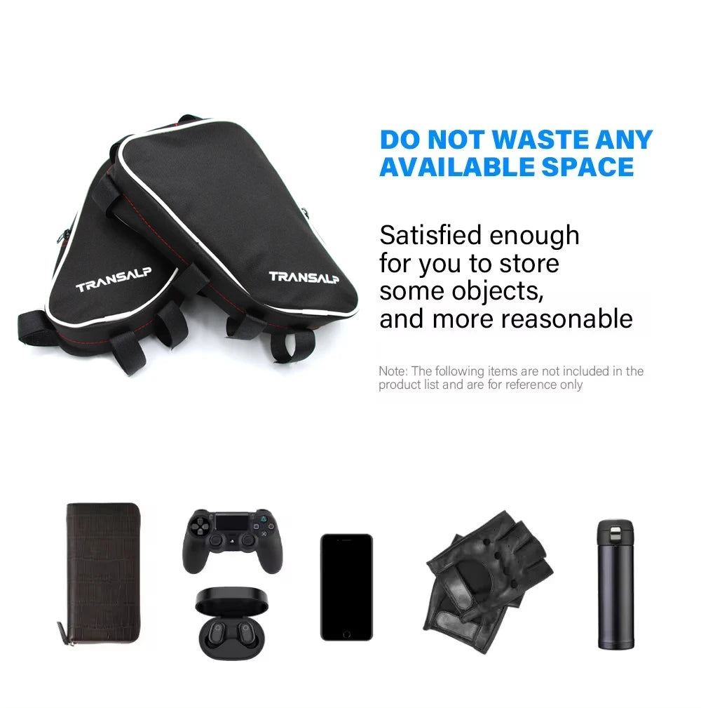XL750 Transalp Accessories Original Bumper Repair Tool Placement Bag For Honda XL 750 Transalp Frame Crash Bars Waterproof Bag-EXPROTAS