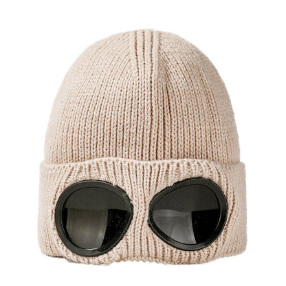 Winter Warm Beanie Hat Windproof Knitted Ski Cycling Cap for Men Women