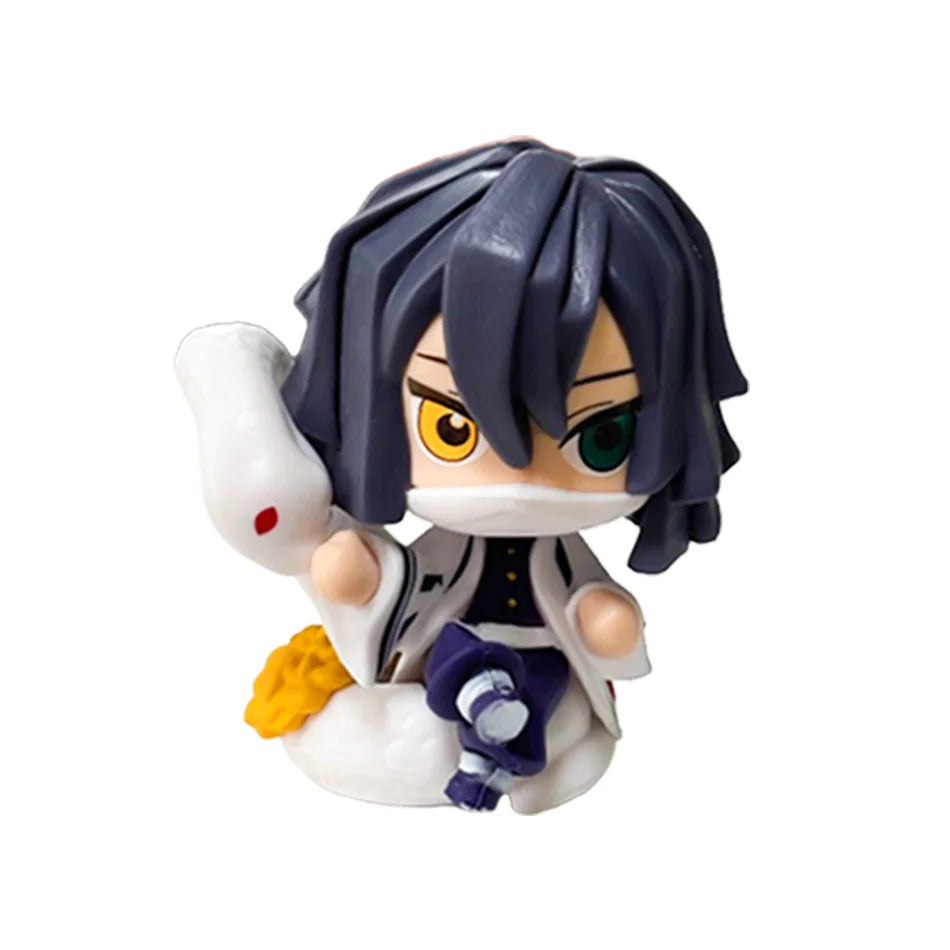 Demon Slayer Blind Box Figure Tanjiro Nezuko Anime PVC Collectible Toy