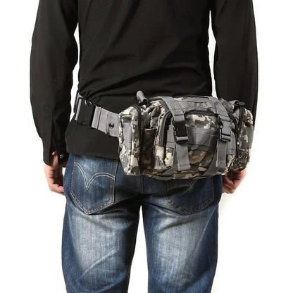 Outdoor Tactical Pack Waist Bag Camping Hiking Pouch Chest Bag Large