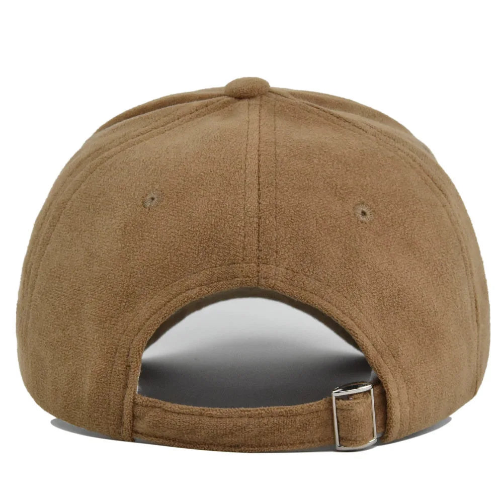 Men Women Suede Baseball Cap Retro Snapback Autumn Winter Hip Hop Hat