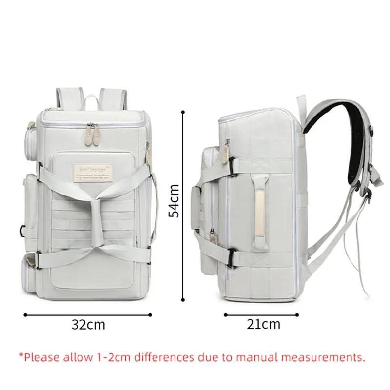 Large Capacity Gym Bag for Travel Backpack Wet Dry Separation Shoulder Bags Outdoor Sports Backpacks for Yoga Fitness Training