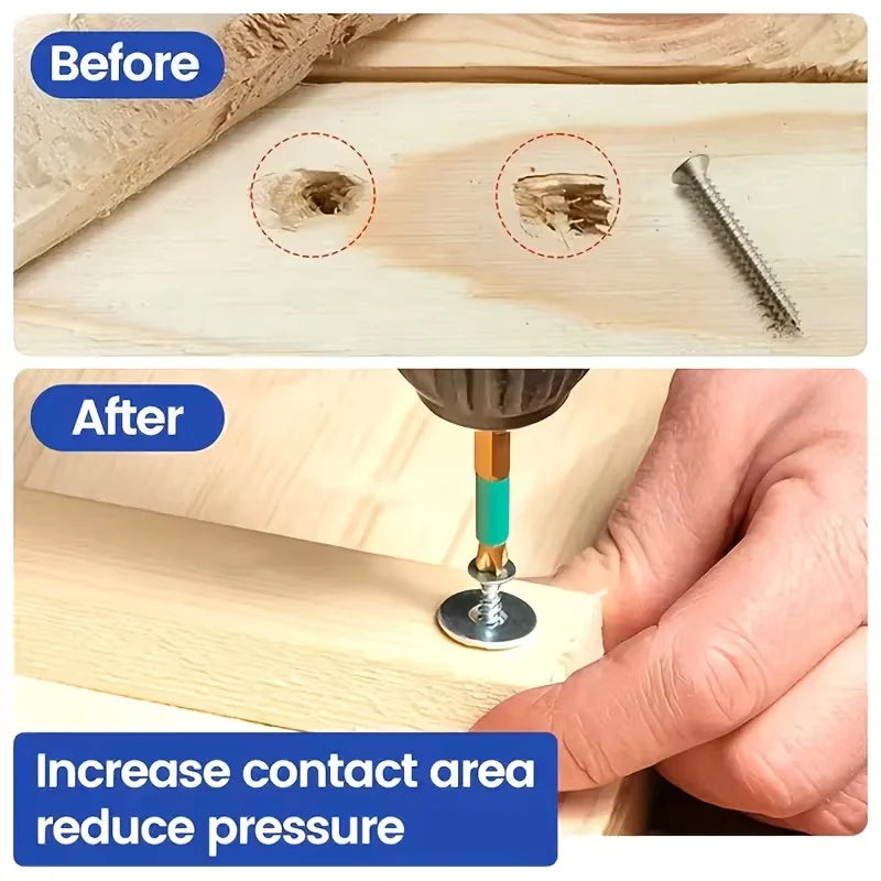 Stainless Steel Flat Washers M2 M2.5 M3 M4 M5 M6 M8 M10 for Home Repairs