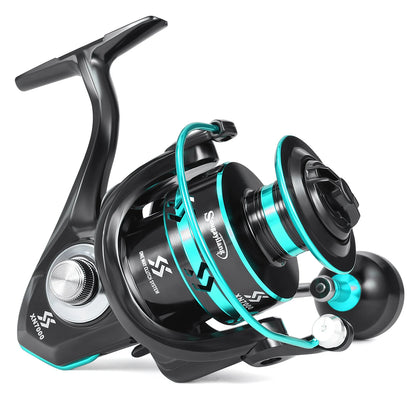 Spinning Fishing Reel Sougayilang 2000-7000 12+1BB 16kg Drag with Line