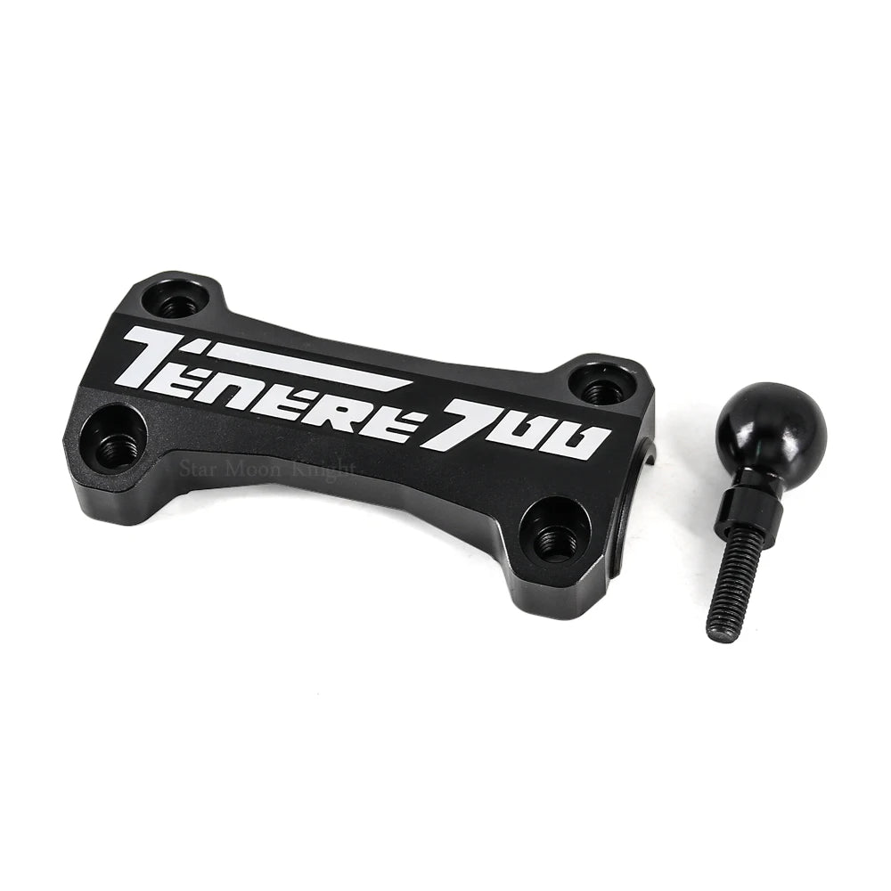 For Yamaha Tenere 700 CNC Handlebar Riser Top Clamp Cover 2019+