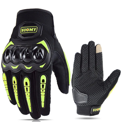 Suomy Summer Motorcycle Gloves Mesh Breathable Touch Screen Moto Motocross Unisex
