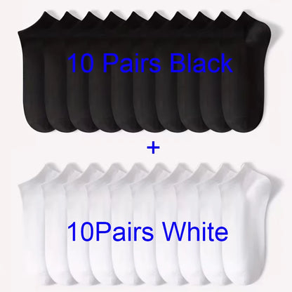 5/10-Pack Unisex Comfort-Fit Ankle Socks Lightweight Breathable Sports Wear