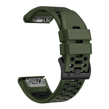 22/26mm Fit Silicone Strap for Garmin Fenix 8 7 6 5 Pro Watch Band