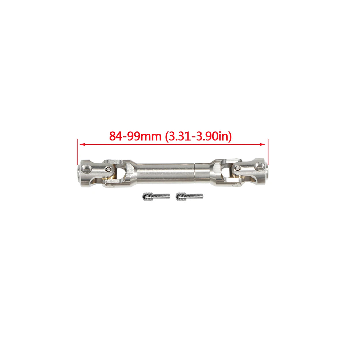 Stainless Steel 5mm Universal Joint Drive Shaft 1/10 RC Crawler SCX10 TRX4