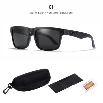 2025 KDEAM Polarized Sunglasses Red Mirror Lens Unisex Outdoor Eyewear