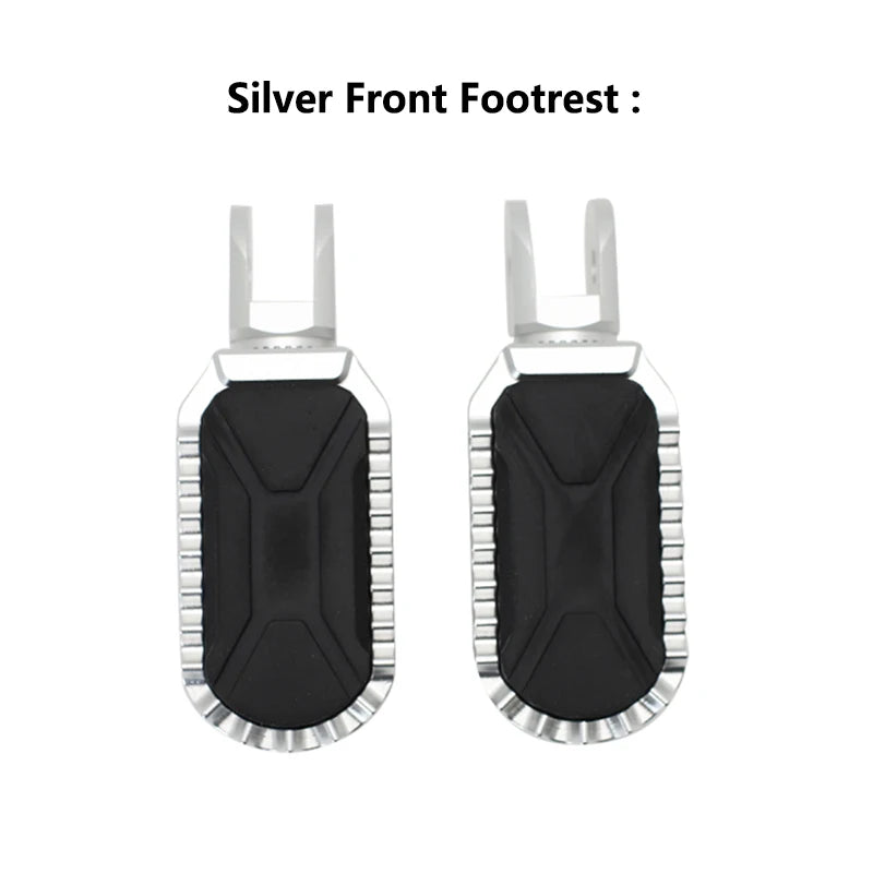 Motorcycle Footrest Peg Rubber Cover Aluminum For BMW R1200GS R1250GS LC ADV