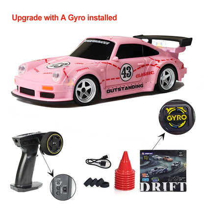 Gyro 1/43 RC Drift Car 4WD RTR High Speed Radio Control 2.4G Mini Racing