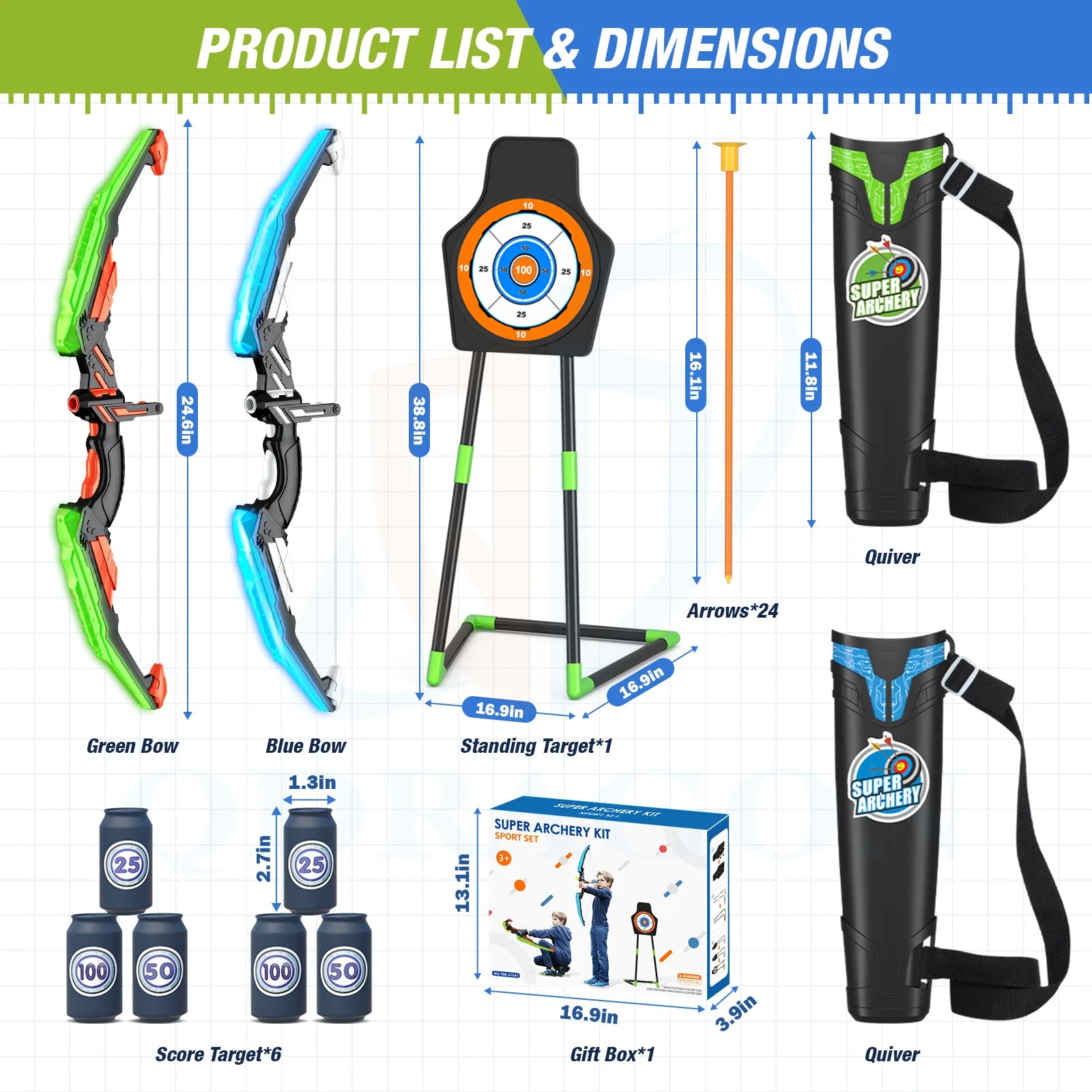 Bow And Arrows For Children Kids Archery Bow Practice Recurve Bow Outdoor Sports Game Hunting Shooting Toy Boys Gift Bow Kit Set-EXPROTAS