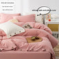 3pcs Double Duvet Cover King Size 100% Cotton Bedding Quilt Covers 220x240