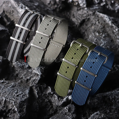 Nylon Watch Band Strap 19mm 18mm 20mm 22mm Military Sport Replacement Straps