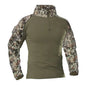Mens Combat Military Tactical Long Sleeve Camo T-Shirt Army Shirt