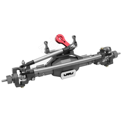 CNC Aluminum Diamond Front & Rear Axle for 1/10 RC Crawler Axial SCX10 II 90046/90047 - EXPROTAS