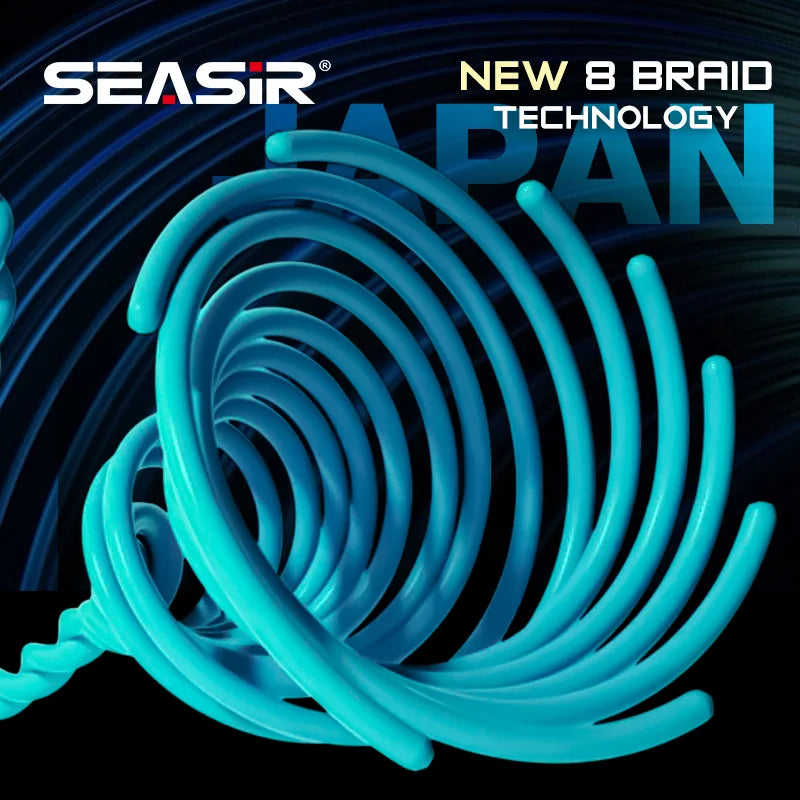 Seasir P-Series Black Fishing Line 150M 16-46Lb Braided Multifilament
