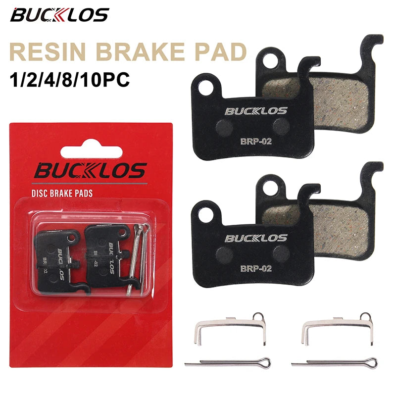 Resin Disc Brake Pads BUCKLOS for Shimano A01S M07 M535 MTB Road Bike
