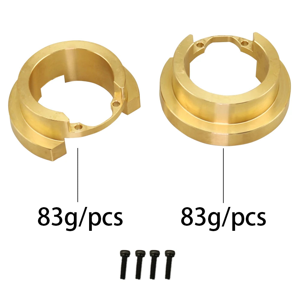 Brass Axle Mount Portal Drive Housing for 1/10 RC Traxxas Crawler TRX4 TRX6