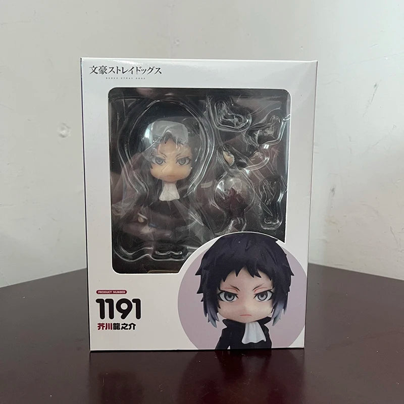 10cm Bungo Stray Dogs Ryunosuke Akutagawa Figure #1191 Changeable Face PVC
